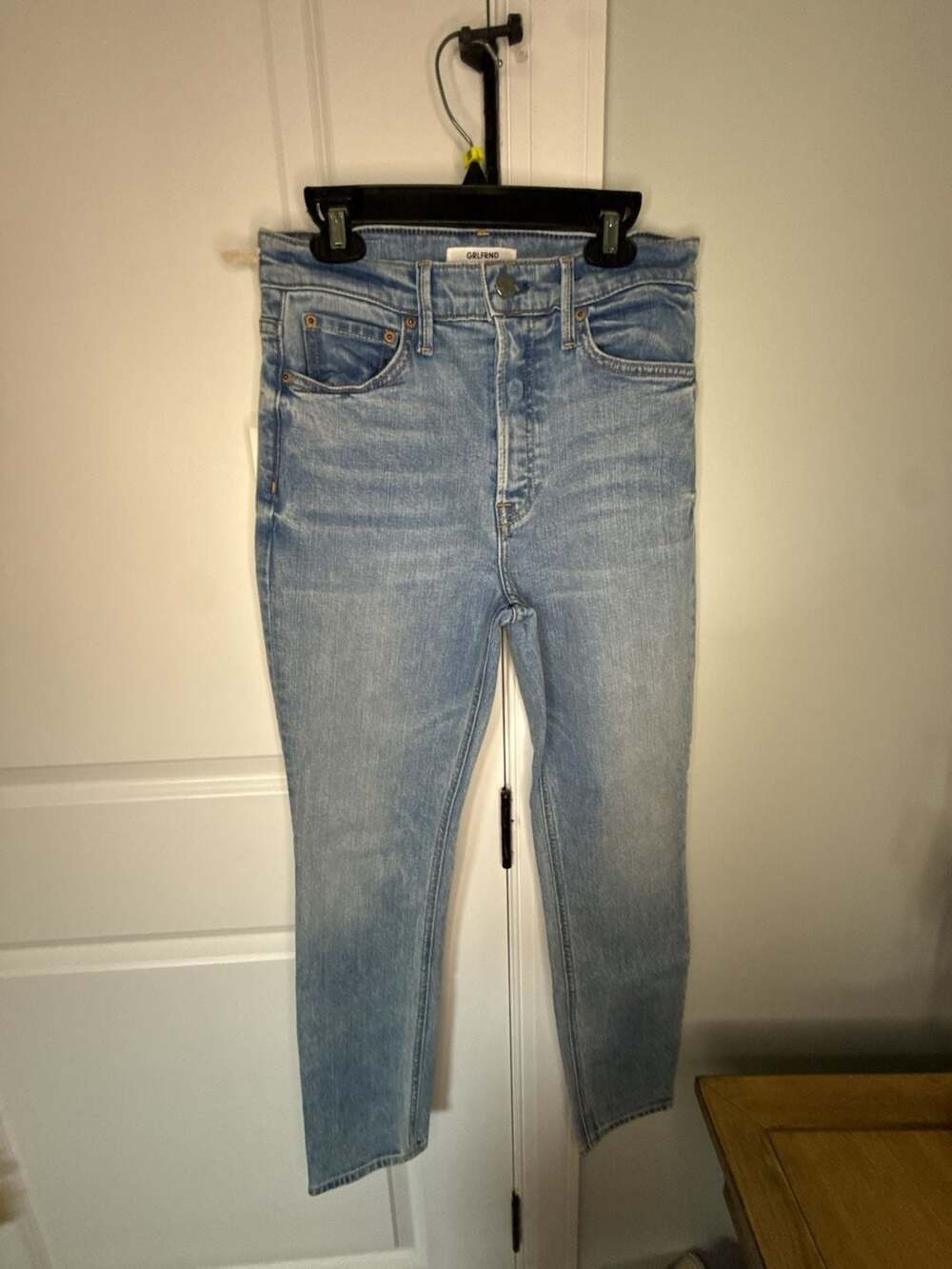 GRLFRND The Karolina High-Rise Skinny Jeans Size 25 Light Wash